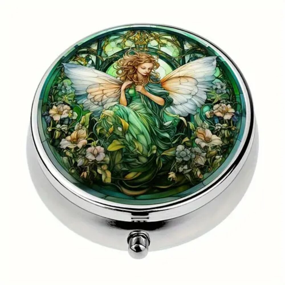 SALE -  1pc.  Fairy-Themed Pill Case